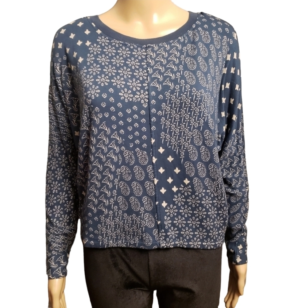 Lou & Grey Doleman Sleeve Crop Sweatshirt
